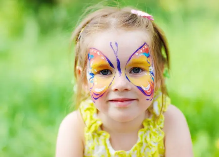 Cuando los niños se convierten en mariposa