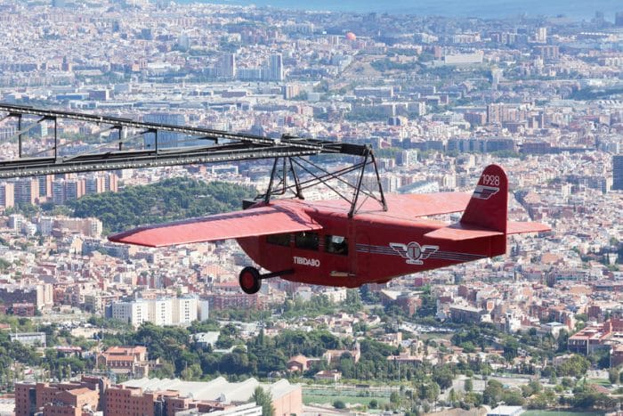 Avión, en Tibidabo, Barcelona