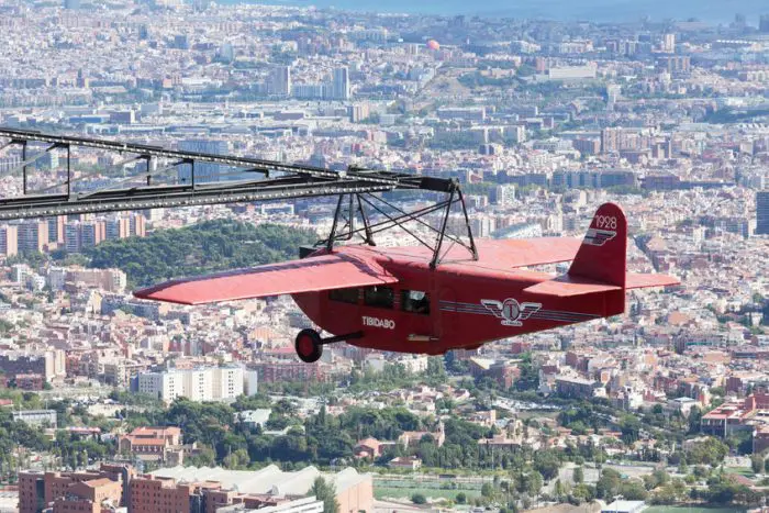 Avión, en Tibidabo, Barcelona