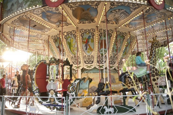 Carrusel en Jardines de Tivoli Carrusel en Jardines de Tivoli