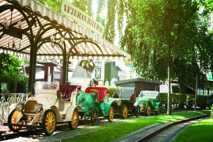 Coches de época Jardines de Tivoli