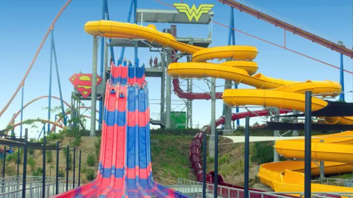 Parque acuático Warner Beach, en San Martín de la Vega, Madrid, España