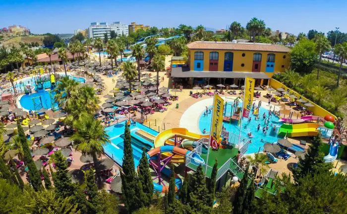 Parque acuático Bahía Park, en Algeciras, Cádiz, España