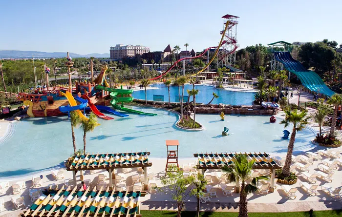 Parque acuático PortAventura Caribe Aquatic Park, en Salou, España