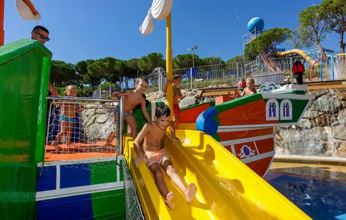 Parque acuático Water World, en Lloret de Mar, España