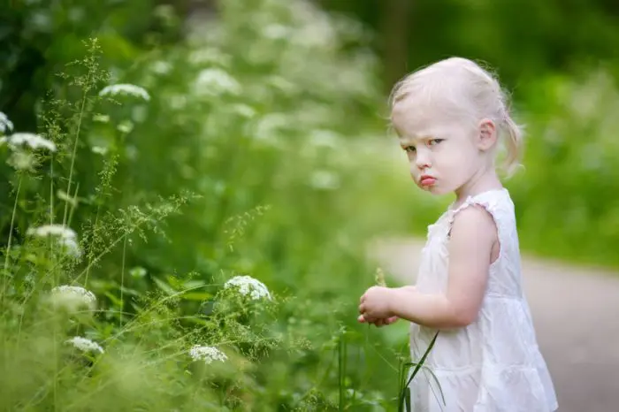 Palabras hirientes de un niño