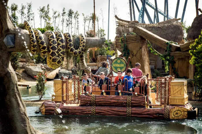 Parque de atracciones PortAventura World, en Salou, Tarragona, España