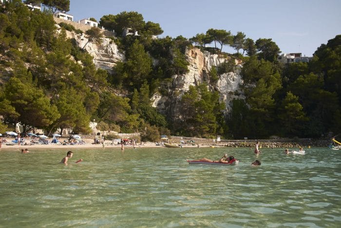 Playa Cala Galdana, en Menorca