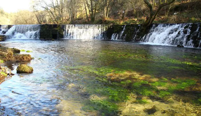 Playa Fluvial de A Calzada, en Ponte Caldelas, Pontevedra, Galicia