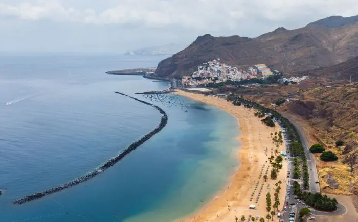 Playa de Las Teresitas, en San Andrés, Santa Cruz de Tenerife