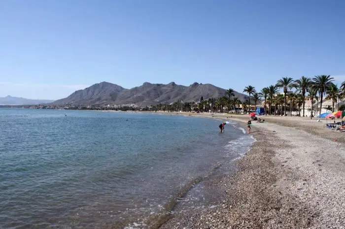 Playa del Castellar, en Mazarrón, Murcia