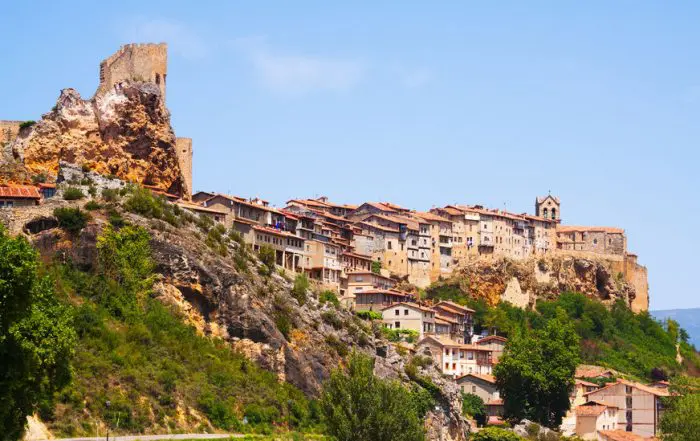 Pueblo medieval Frías, en Burgos