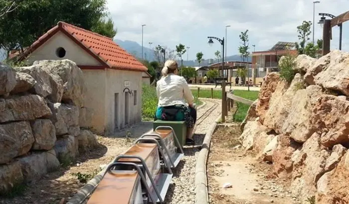 Tren en miniatura Museo del Ferrocarril Alcoy-Gandía, en Valencia