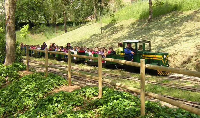 Tren en miniatura Parque Cataluña, en Sabadell