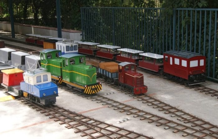 tren para montar niños