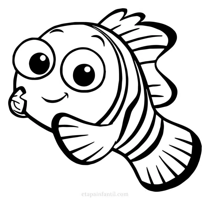 Dibujo para colorear de Nemo