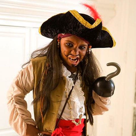 Disfraz casero de pirata niño y niña para Halloween