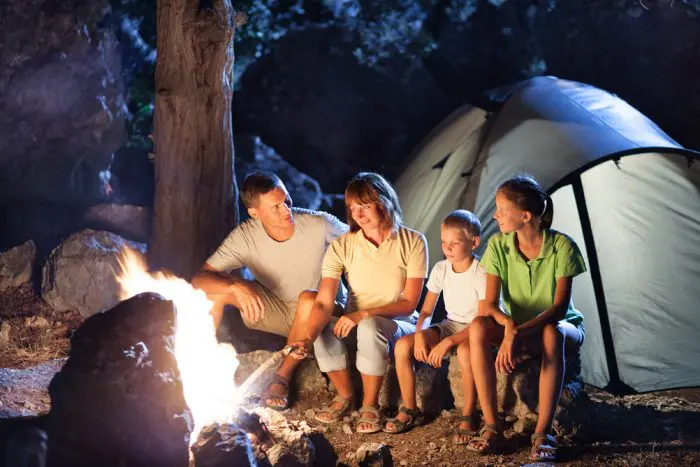 Experiencia acampada niños