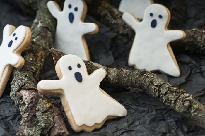 Receta de Galletas de fantasmas para Halloween