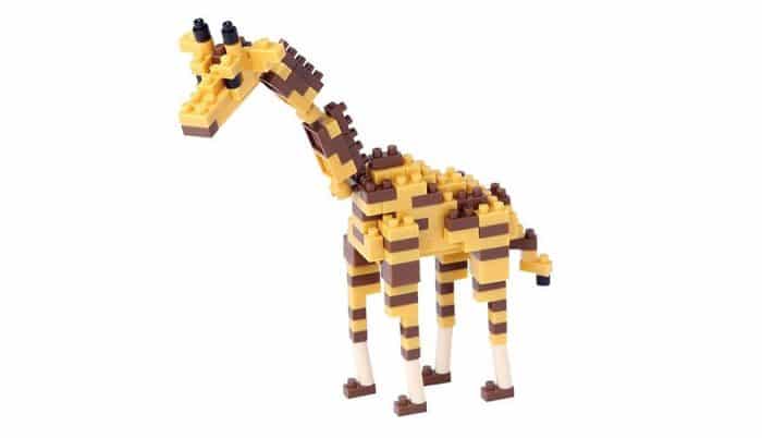 Juguete de construcción Maqueta Jirafa Nanoblock