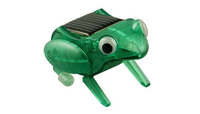 Juguete ecológico para niños Kit rana saltarina solar