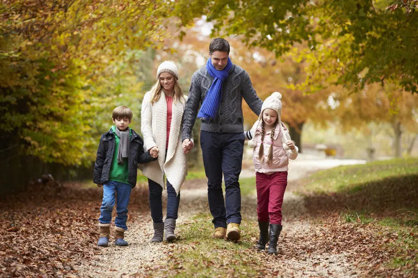 Caminar en familia os hará más felices