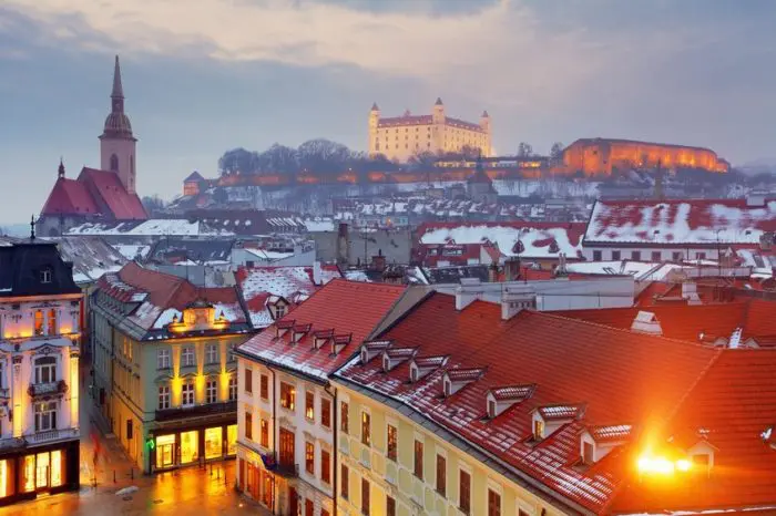 Viajar a Bratislava, Eslovaquia en Navidad