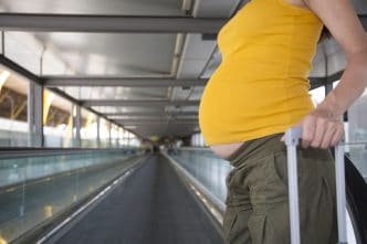 Viajar en avión durante el embarazo