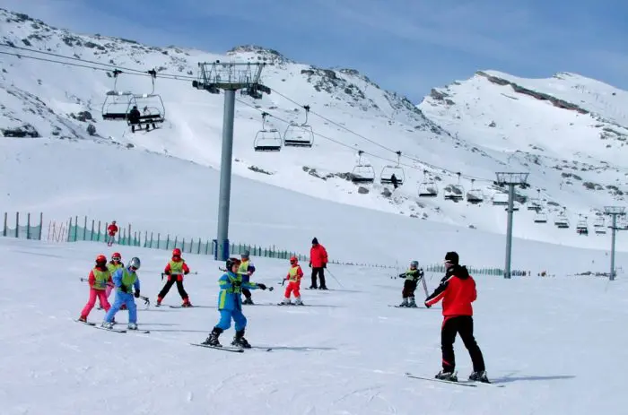 Estación de esquí Alto Campoo, en Cantabria