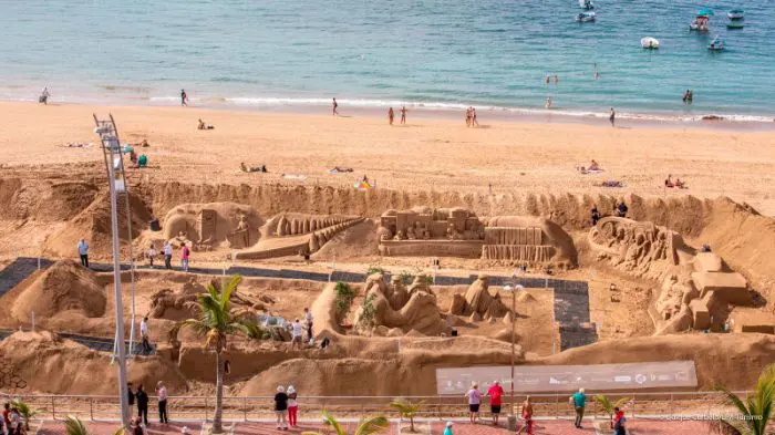 Belén de Arena de la Playa de las Canteras