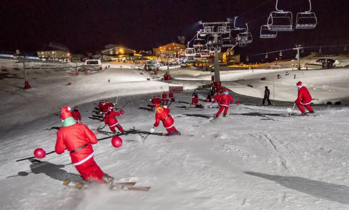 Papá Noel en Sierra Nevada