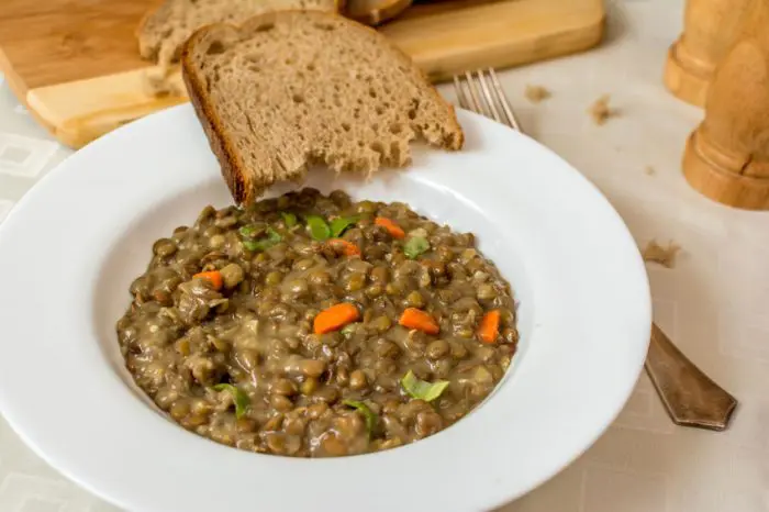 Receta rapida de Lentejas con verduras