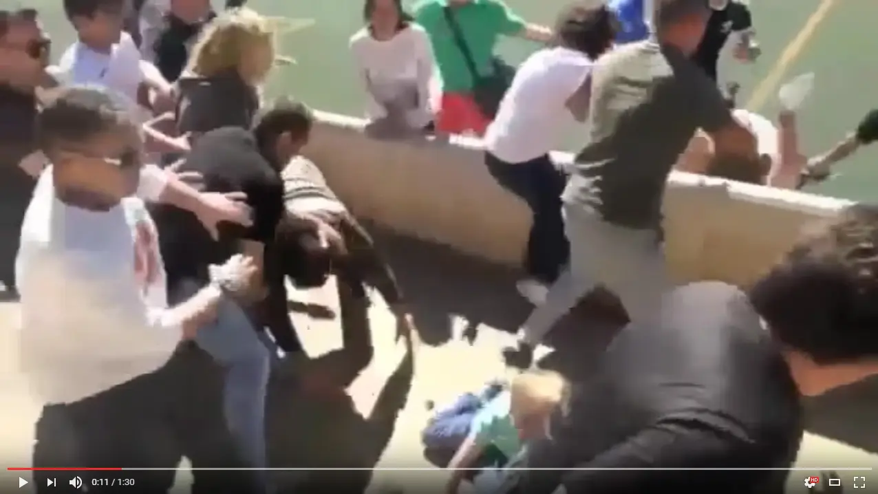 Batalla campal entre padres durante un partido de infantiles en Mallorca