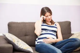 Depresión embarazo dañar bebé