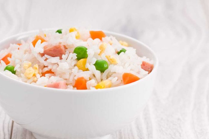 Receta Arroz tres delicias