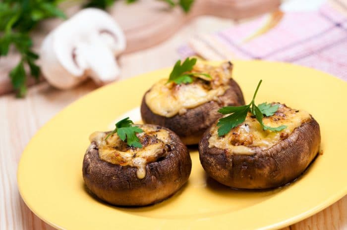 Receta Champiñones rellenos con queso
