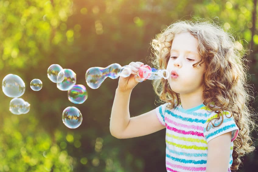 Técnica soplar burbujas ansiedad infantil