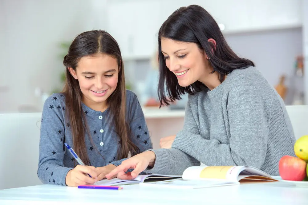 Calendario de la tarde para organizar las tareas de los hijos