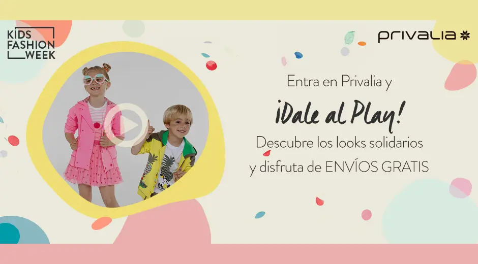 Campaña con looks solidarios en Privalia Kids