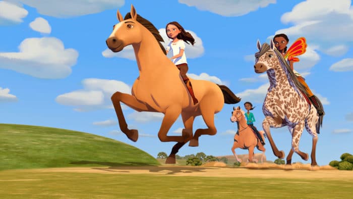 Serie dibujos Netflix Spirit, cabalgando en libertad