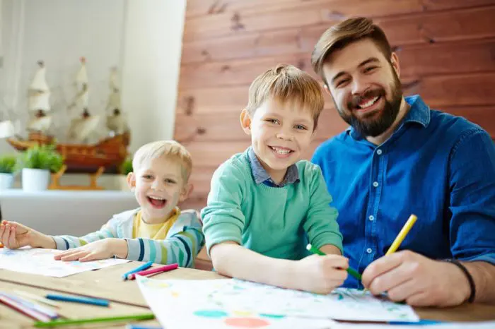 Padre e hijos