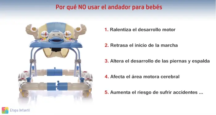 Por qué NO usar el andador de bebés