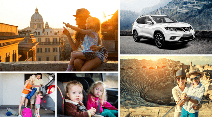 Viajes por carretera con los niños