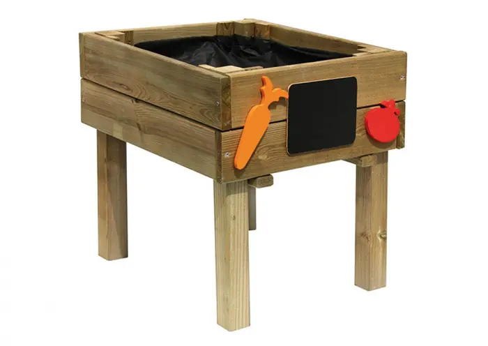 Mesa huerto infantil de madera