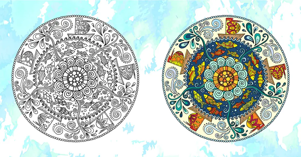 Mandalas para niños para imprimir