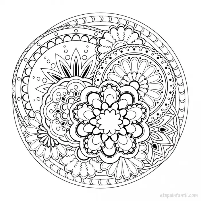 Mandalas imprimir pintar