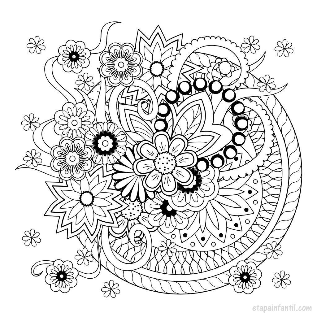 Mandalas Para Imprimir Y Colorear Beneficios Para Los Ni os Etapa