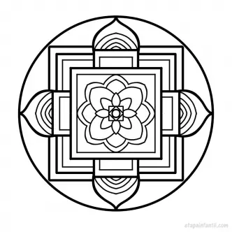 Mandalas niños imprimir colorear