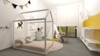 Cama Montessori casita