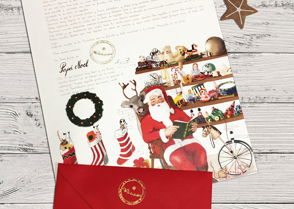 Cartas encantadas de los Reyes Magos o Papá Noel